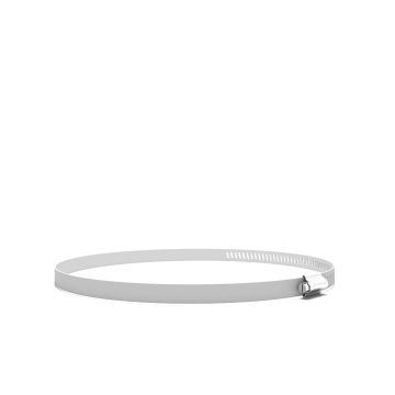 Stainless Steel Worm/Hose Clamp - 232 to 254mm (9" to 10") - Qty: 15